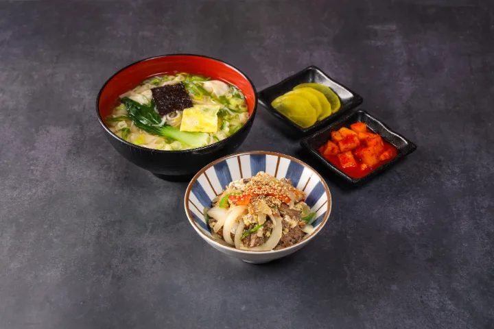 ワンダンの丼と小鉢