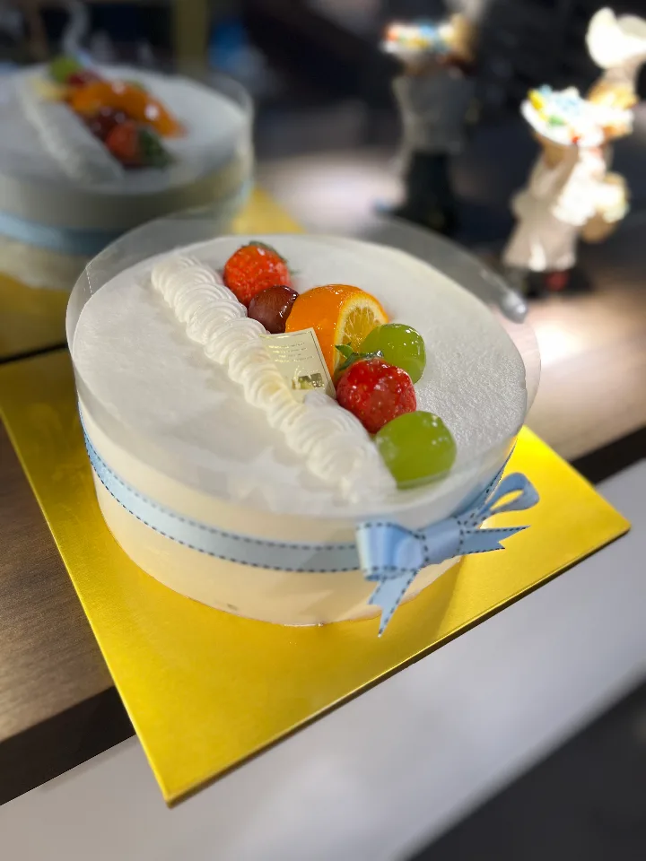 ホワイト生クリームケーキ（韓国サイズ2号）