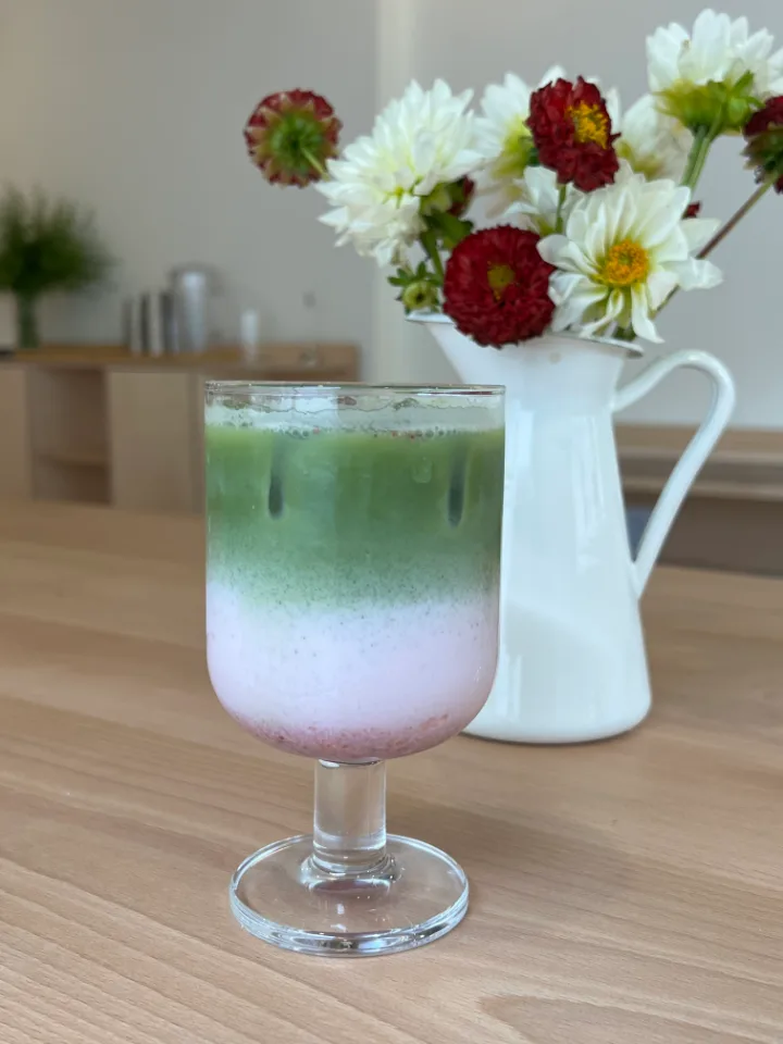 いちご抹茶ミルク
