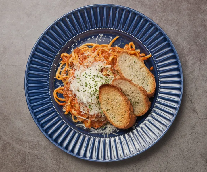 ミートソースパスタ