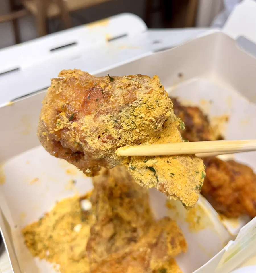 チーズパウダーをまとったプリンクル