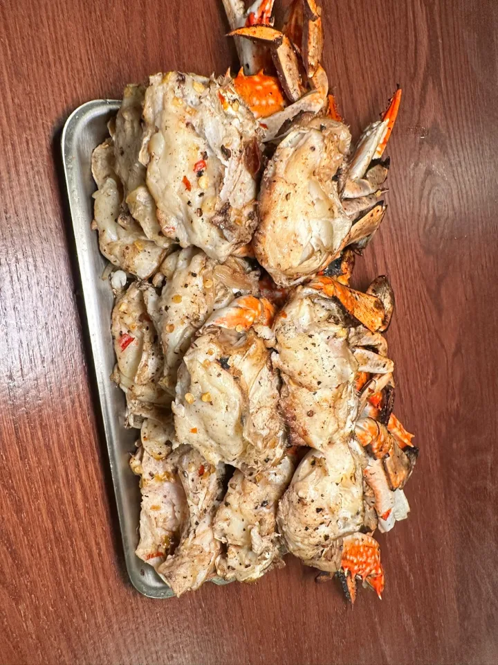 花ガニのバター焼き