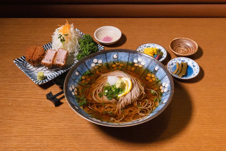 冷たいそば定食