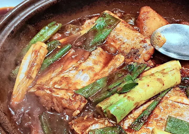 太刀魚の煮付け 中