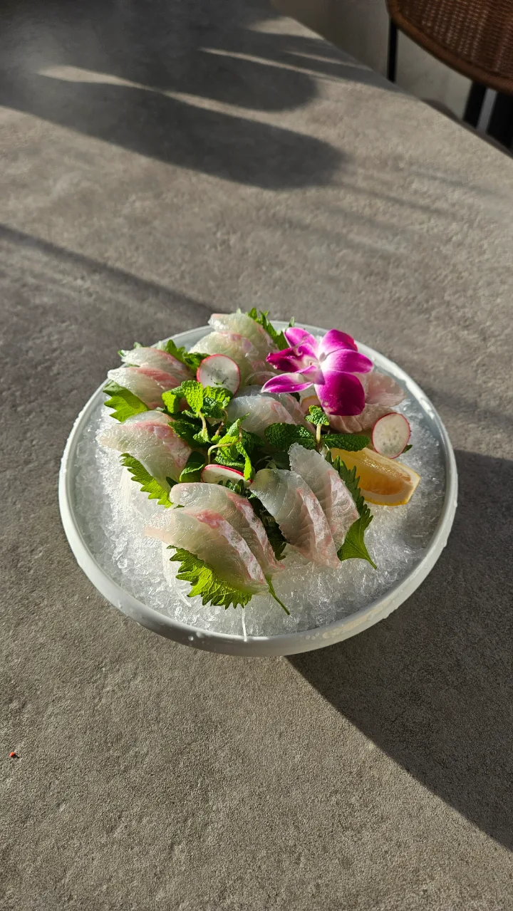 大ヒラメの刺身