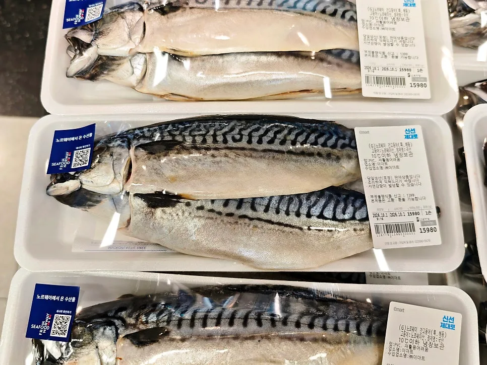 パック詰めのサバ