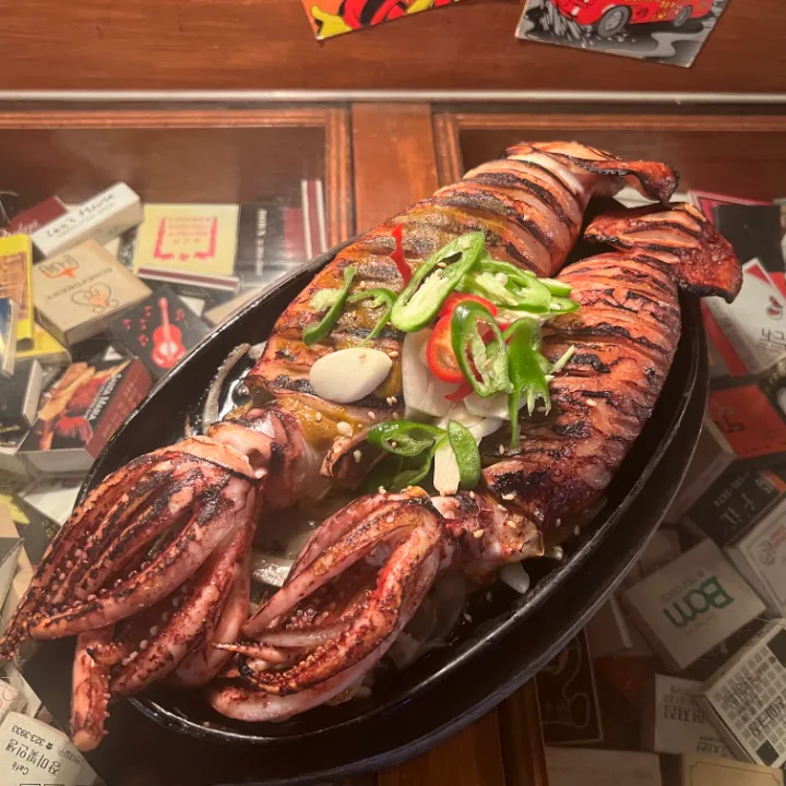 イカの丸焼き