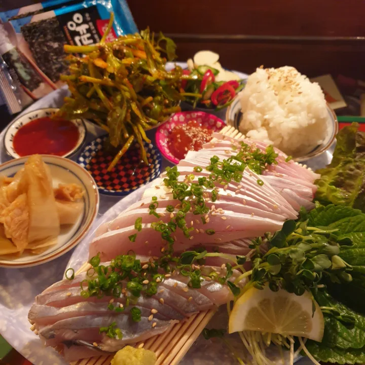 麗水産マナガツオの刺身