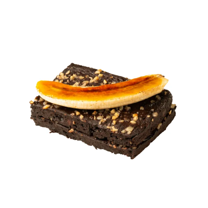 小麦粉不使用のチョコバナナブラウニー