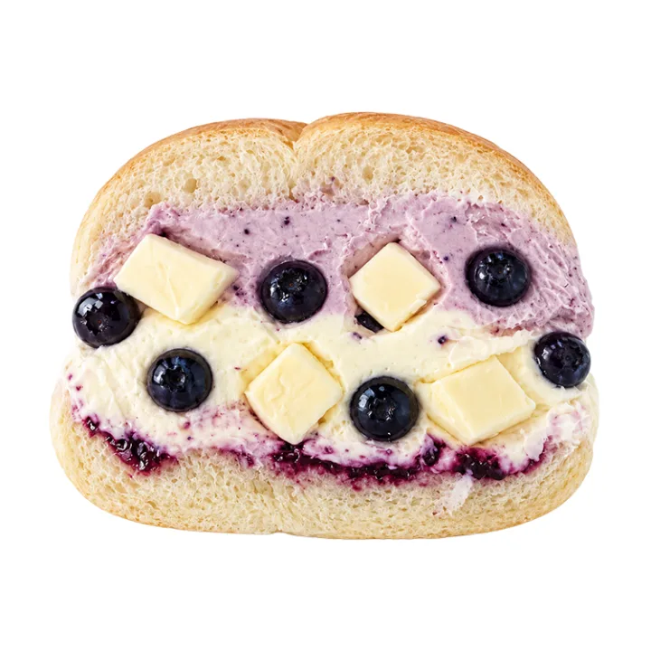 ブルーベリーヨーグルトチーズケーキサンド