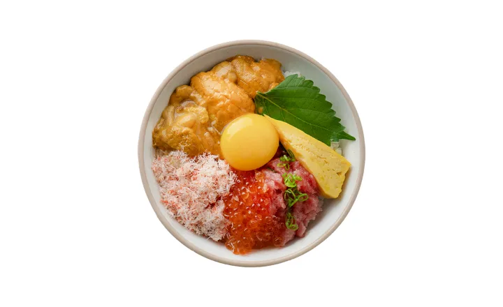 ウニ・カニ・ネギトロ丼