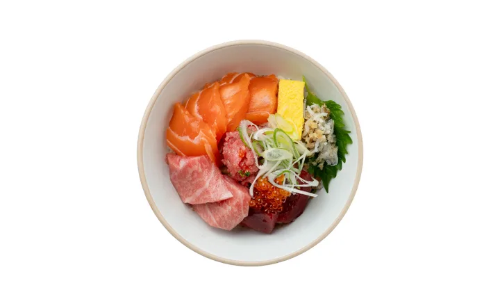 生本マグロ・サーモン丼・数量限定