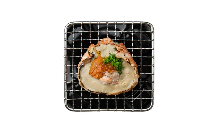ウニ入りカニ味噌焼き