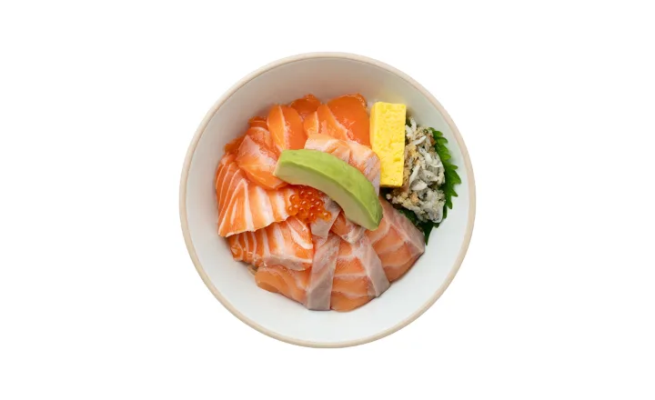 サーモン丼