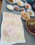 ヒラメの刺身