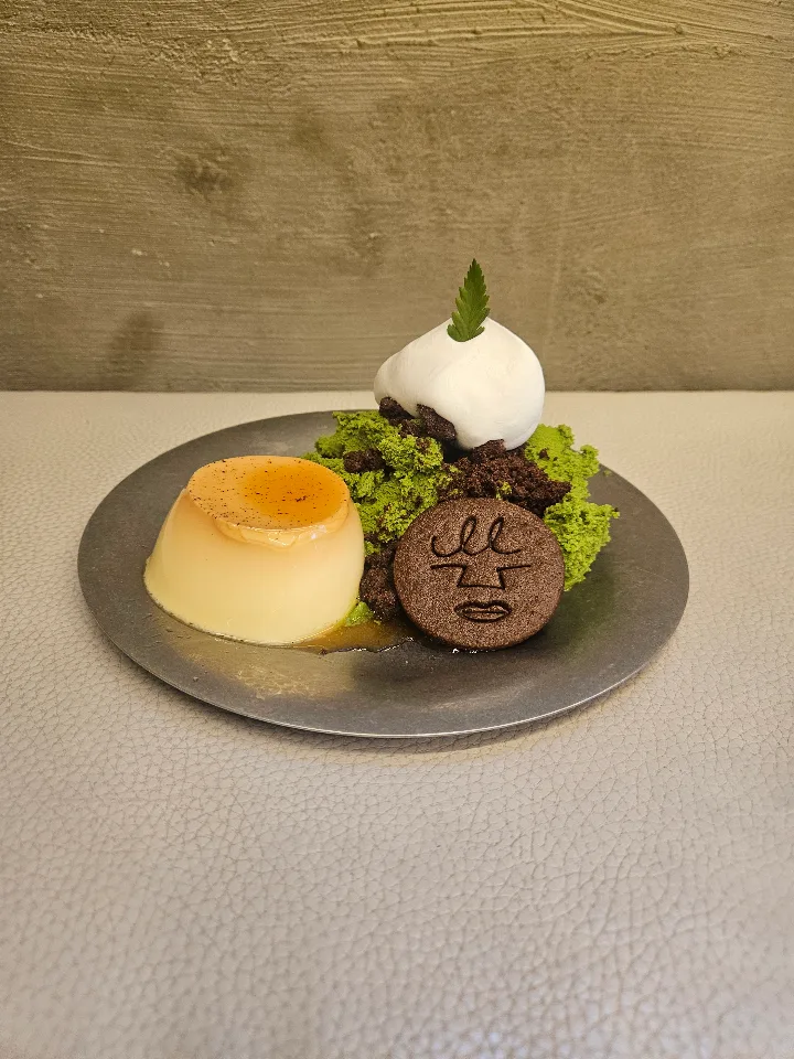 プリン抹茶ムース
