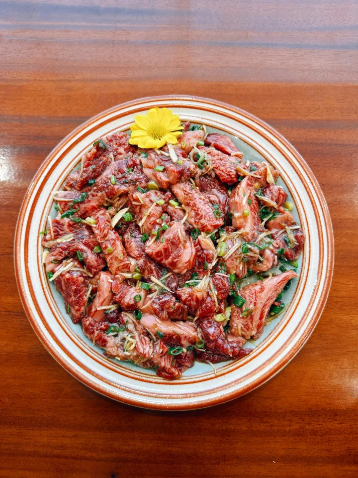 韓牛の炭火焼き定食（肉100g）