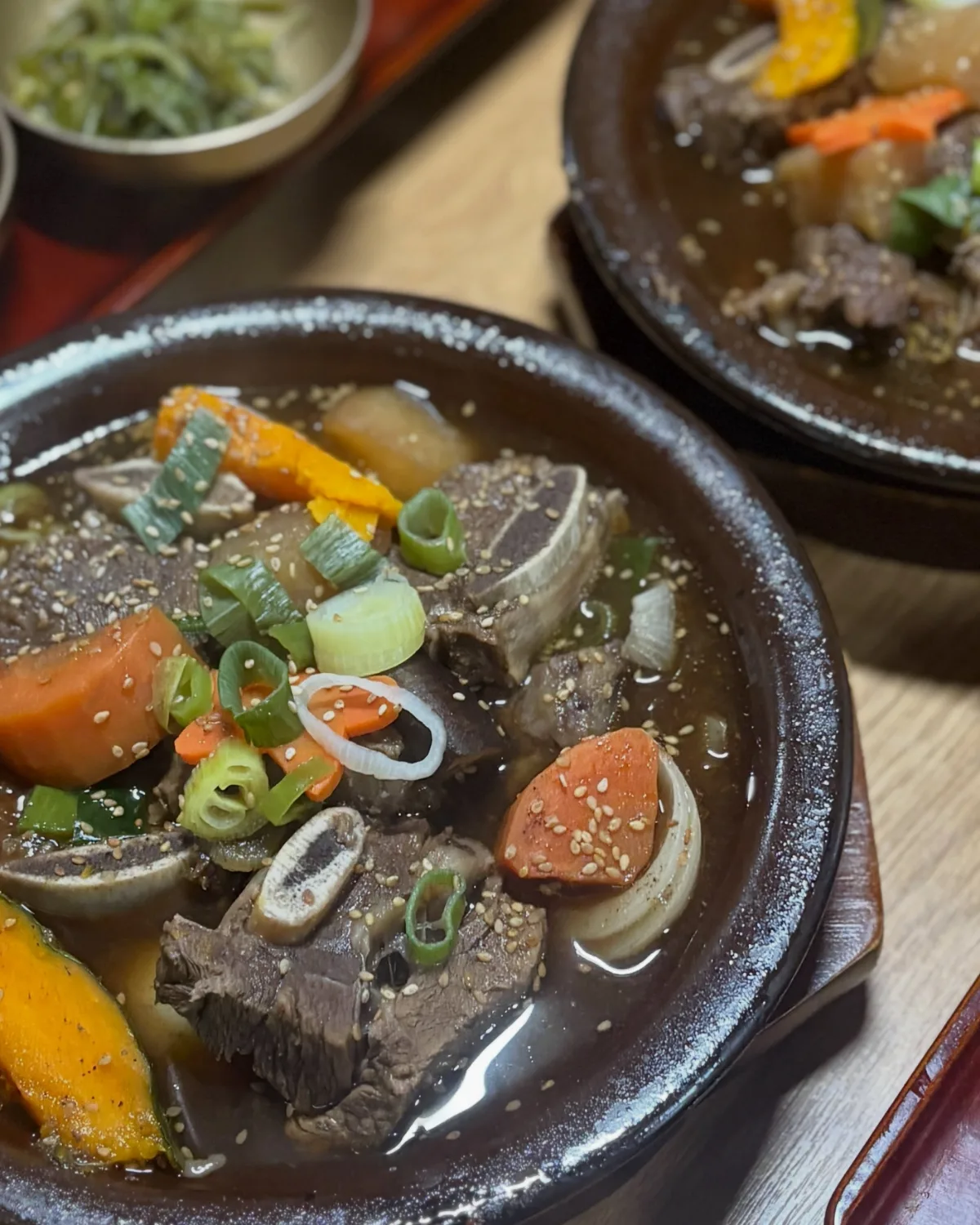 野菜と牛カルビの煮込み