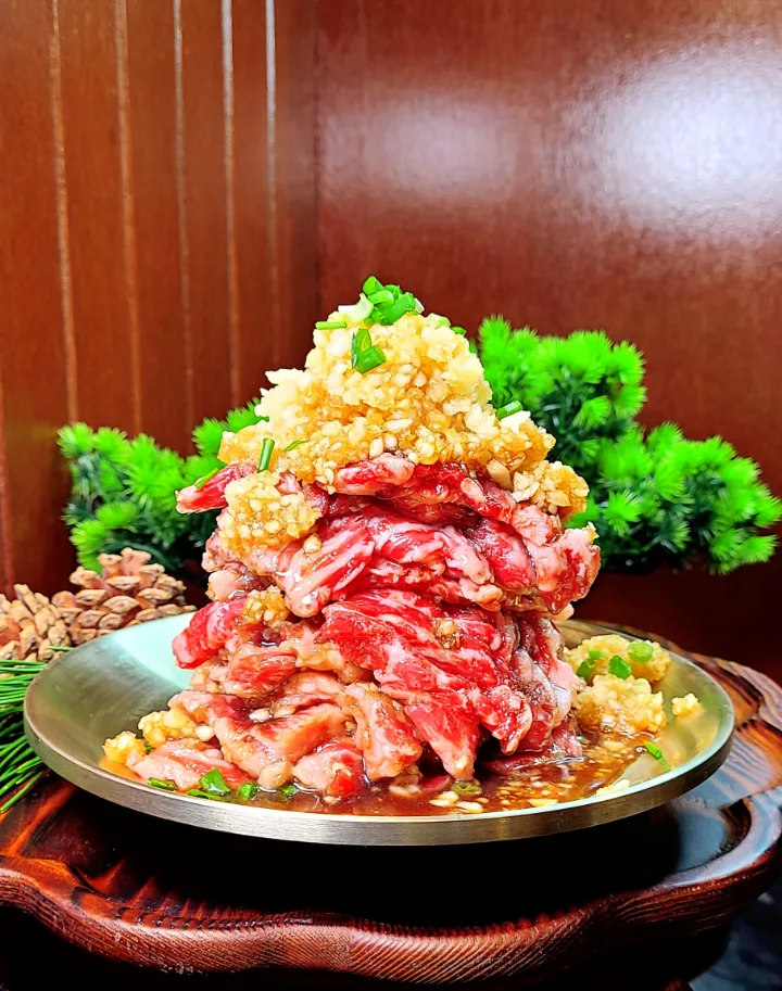 ランチのニンニクカルビ定食（1人前・2人前から注文）