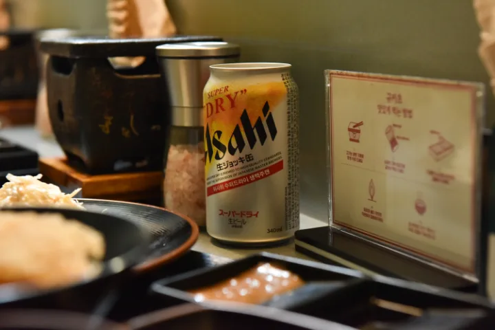 アサヒ缶ビール