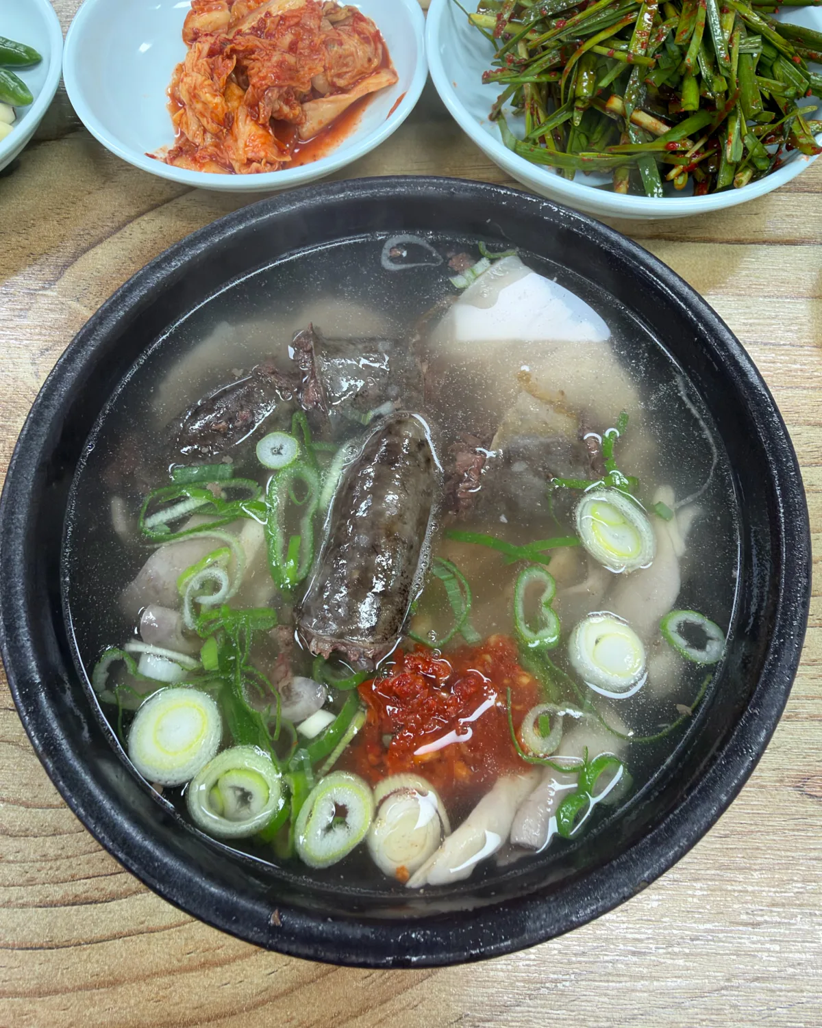 スンデとねぎ入りのクッパ