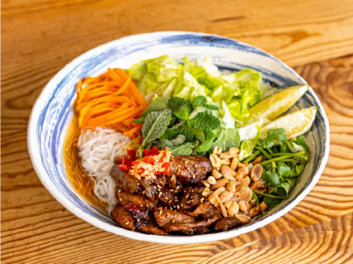 ブンチャー風和え米麺