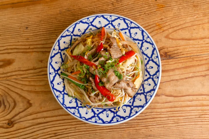 豚肉の炒め米麺