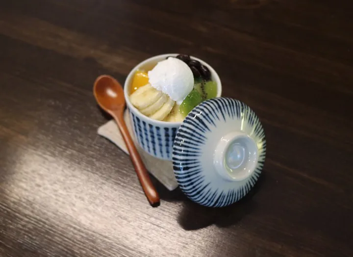 バナナあんみつ