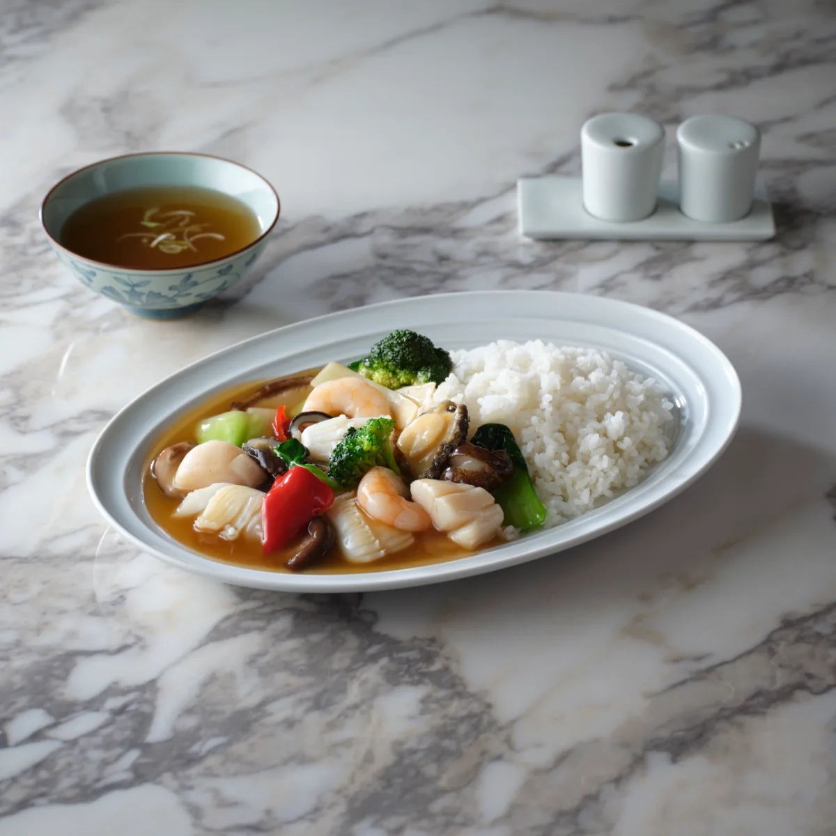 ホギョンジョン 本店 — 海鮮あんかけご飯
