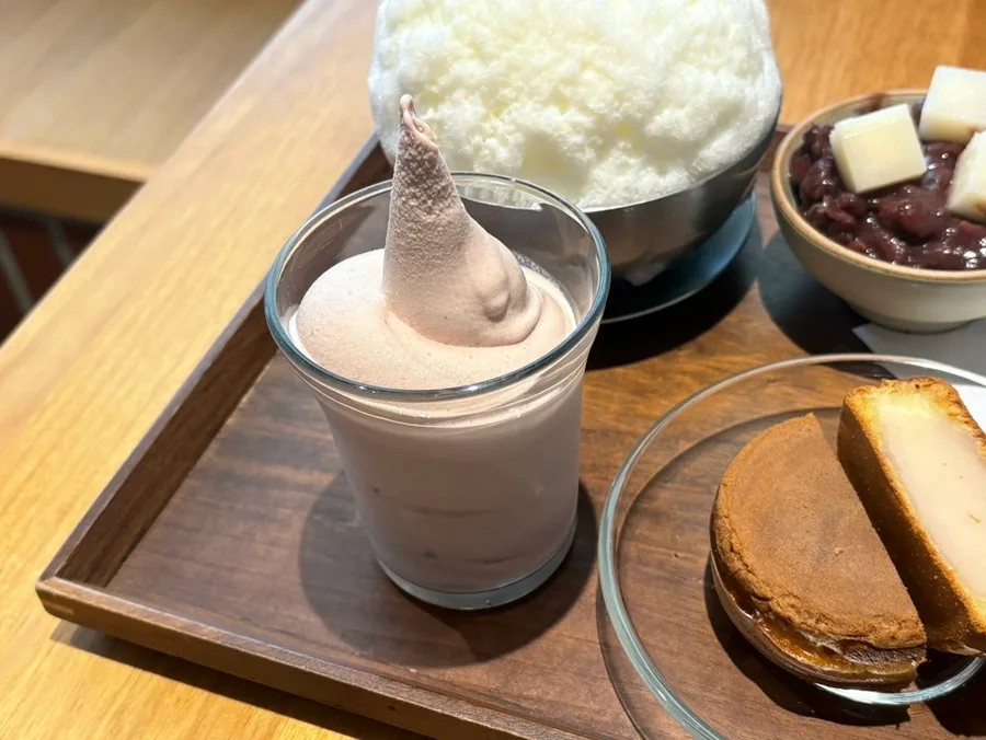 小豆アイスクリームとオバントク