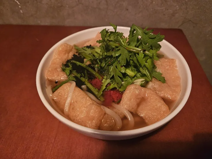 油揚げうどん