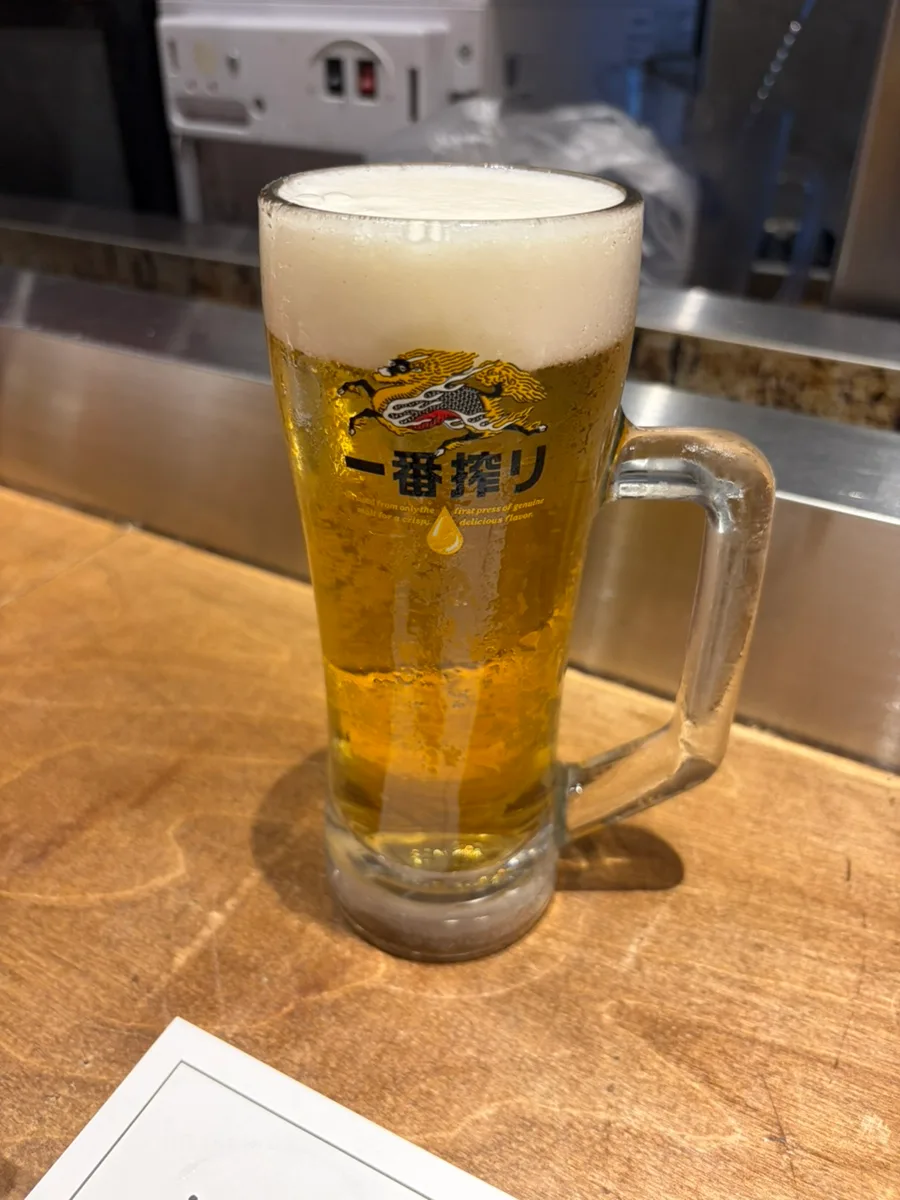 キリン一番搾りの生ビール