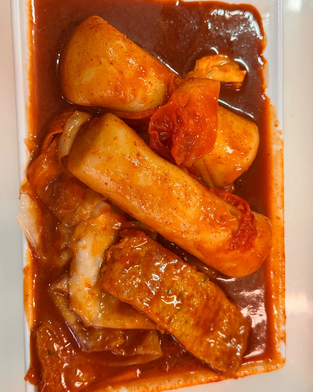 中央トッポッキ — 太い米餅とオムクのトッポギ