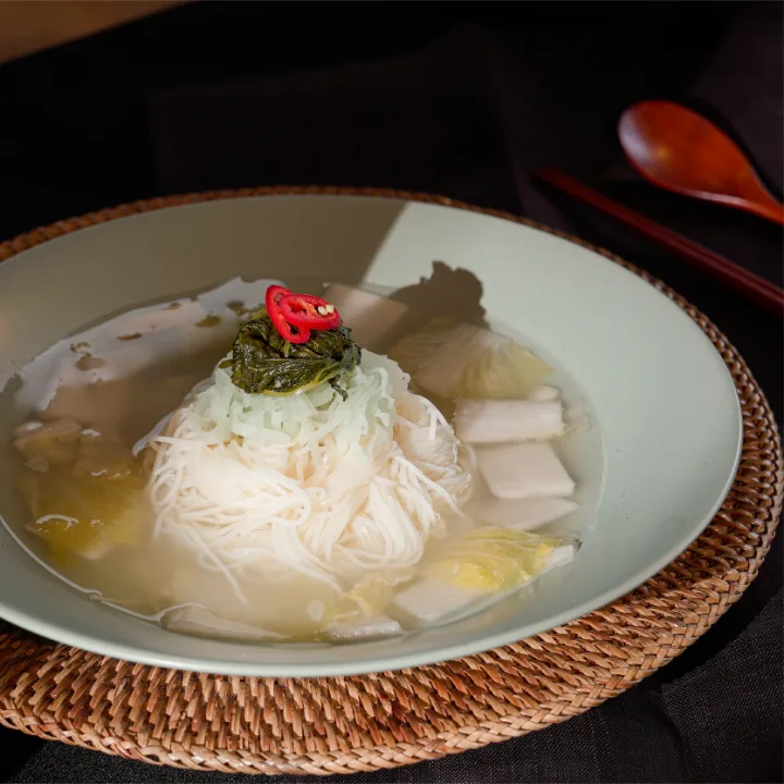 トンチミと菜の花の冷製ククス