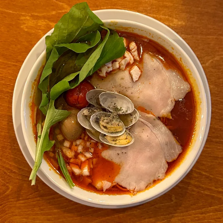 辛口ボンゴレラーメン