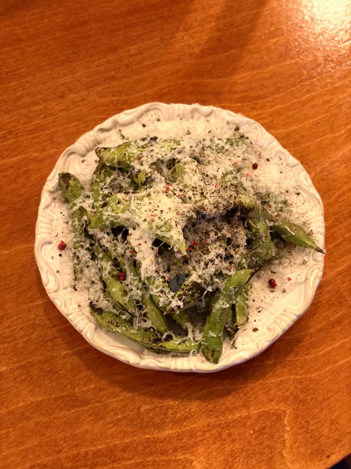 枝豆のカチョ・エ・ペペ
