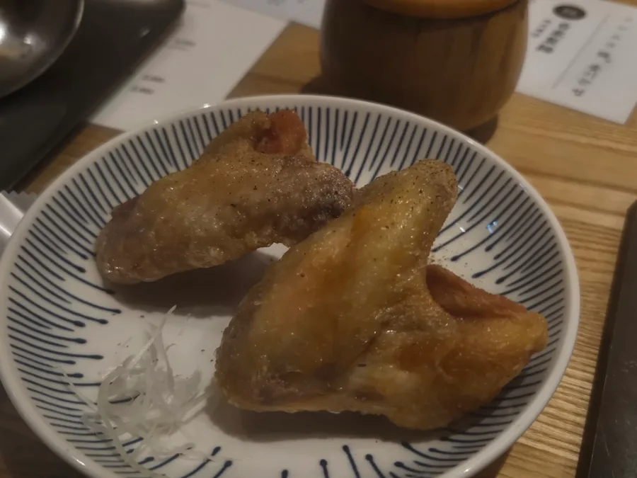 ニシムラ麺 延南本店 — 手羽先の唐揚げ