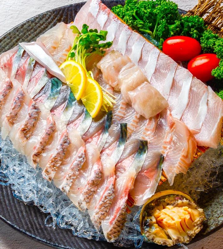 刺身盛り合わせ（小）＋魚のスープ