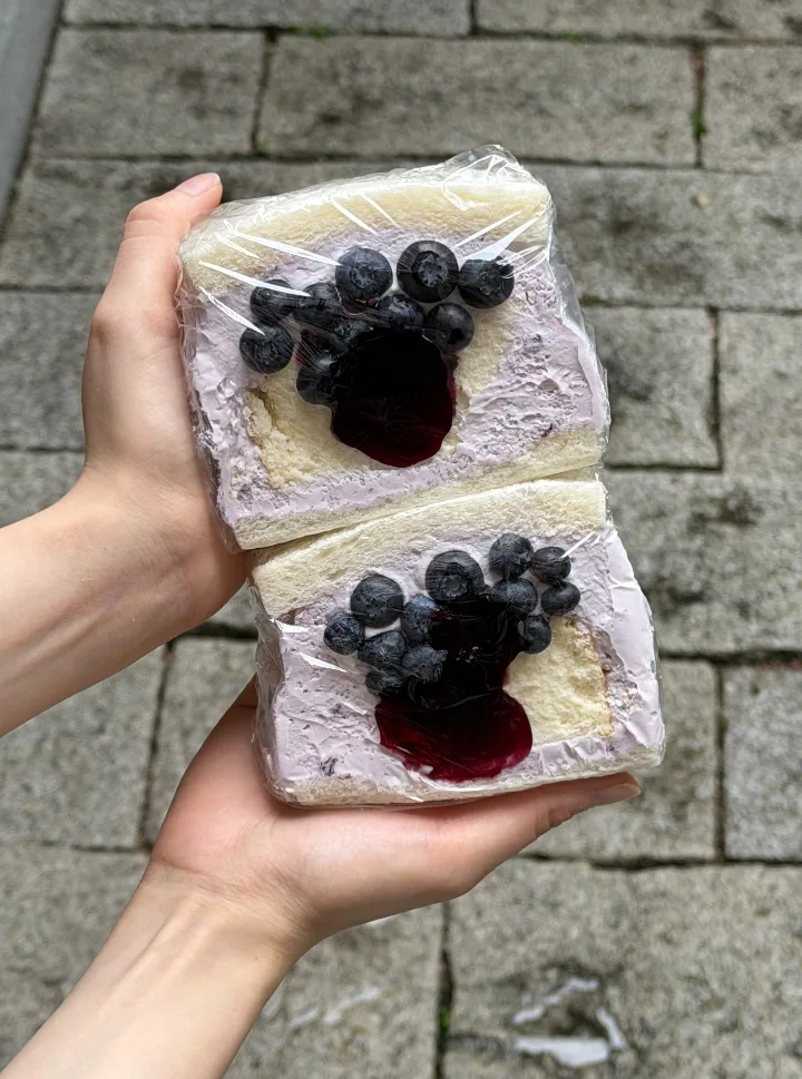 ブルーベリーチーズケーキサンド（1個）