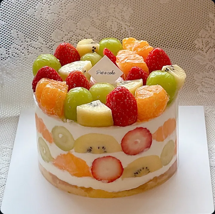 フルーツ生クリームケーキ・1号