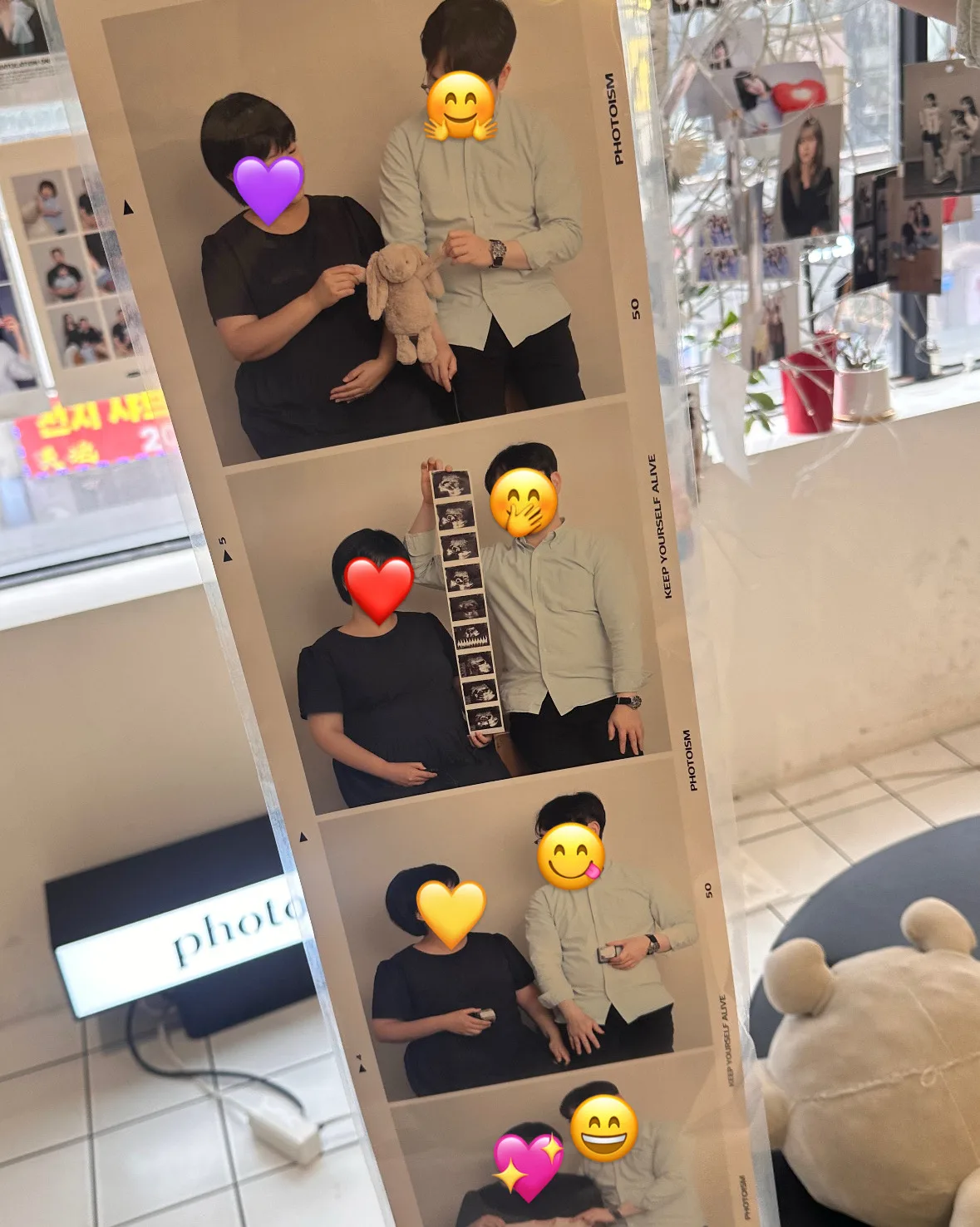 photoism studio 建大店 — 縦に長い4カット写真