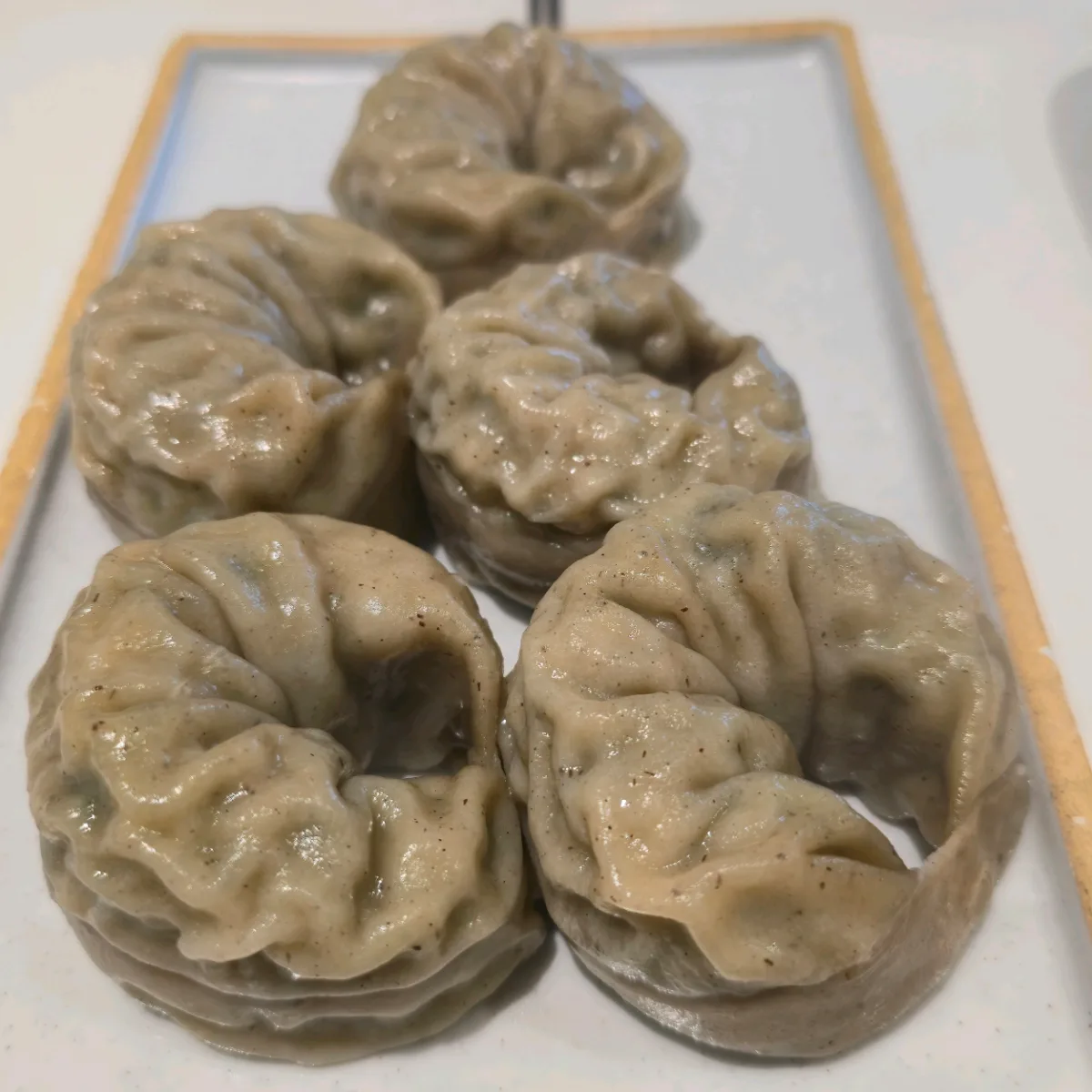 そば皮の蒸し餃子（5個）
