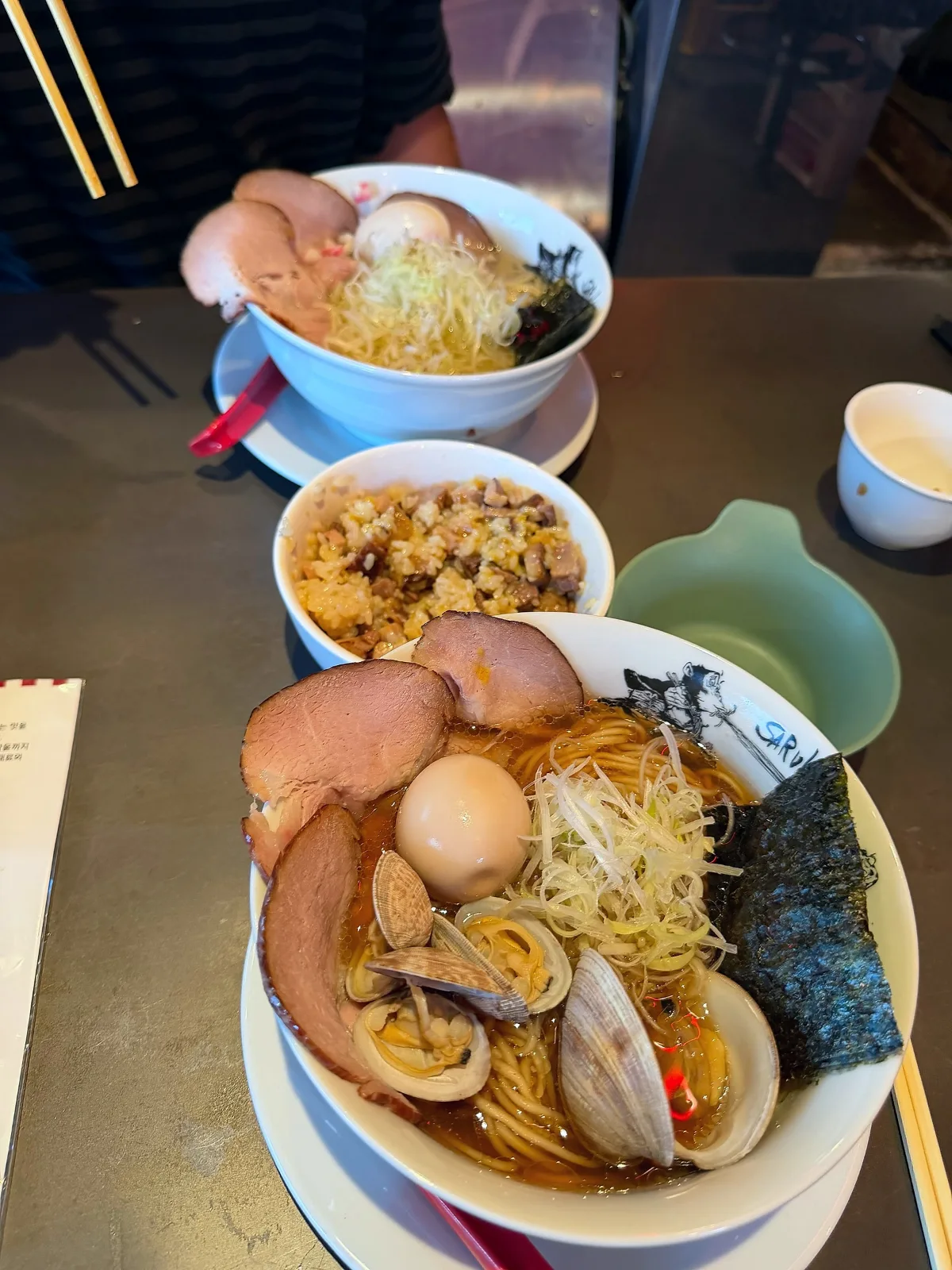 SARUKAME — ラーメン二杯とミニ丼