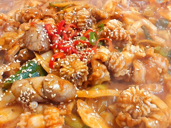 コムジャンオの辛口ヤンニョム焼き（1人前）