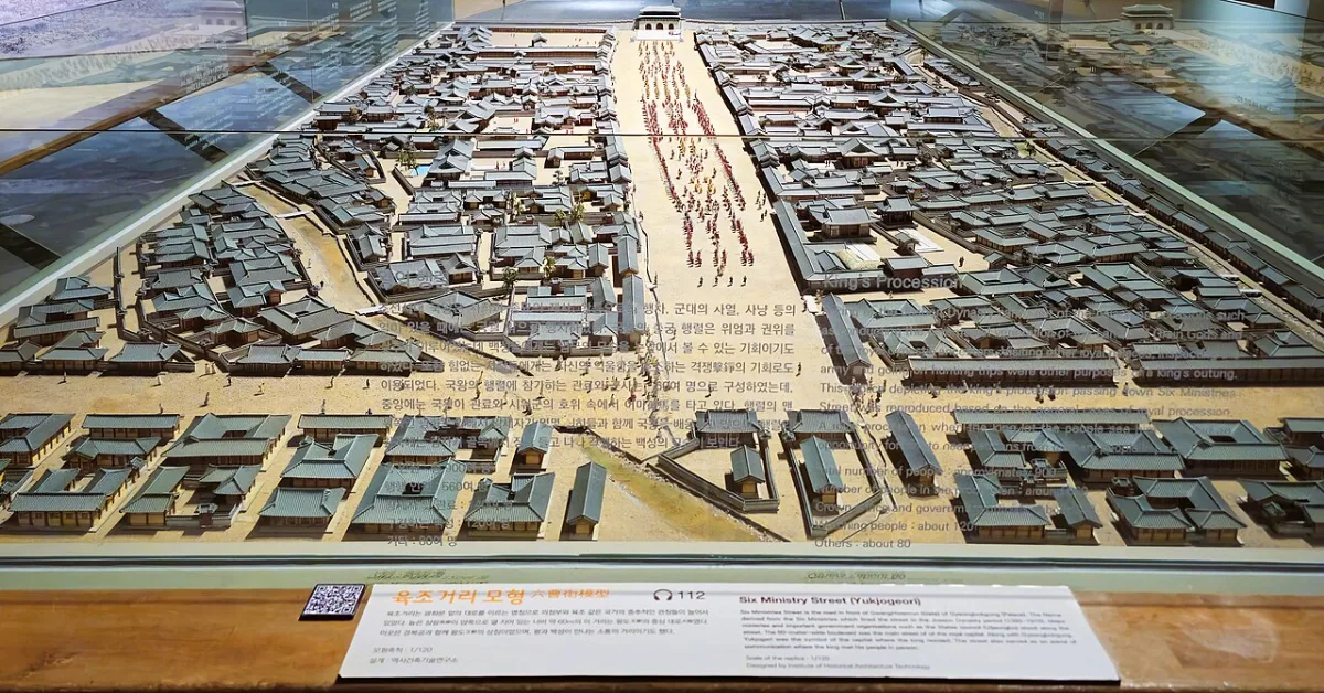 ソウルの街並みを再現した巨大な都市模型