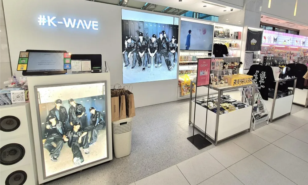 K-WAVEゾーンの売場