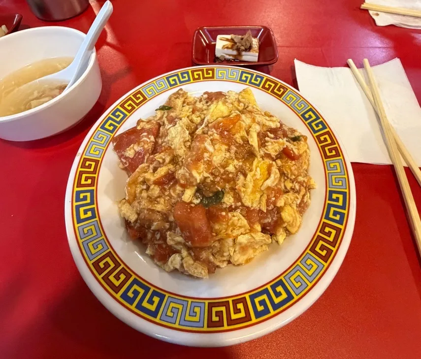 XIHONGSHI — トマトと卵をのせた丼