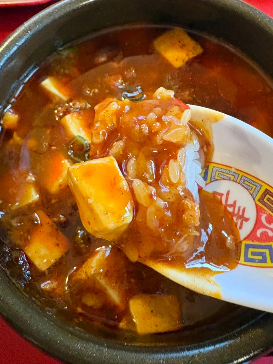 麻婆豆腐ご飯