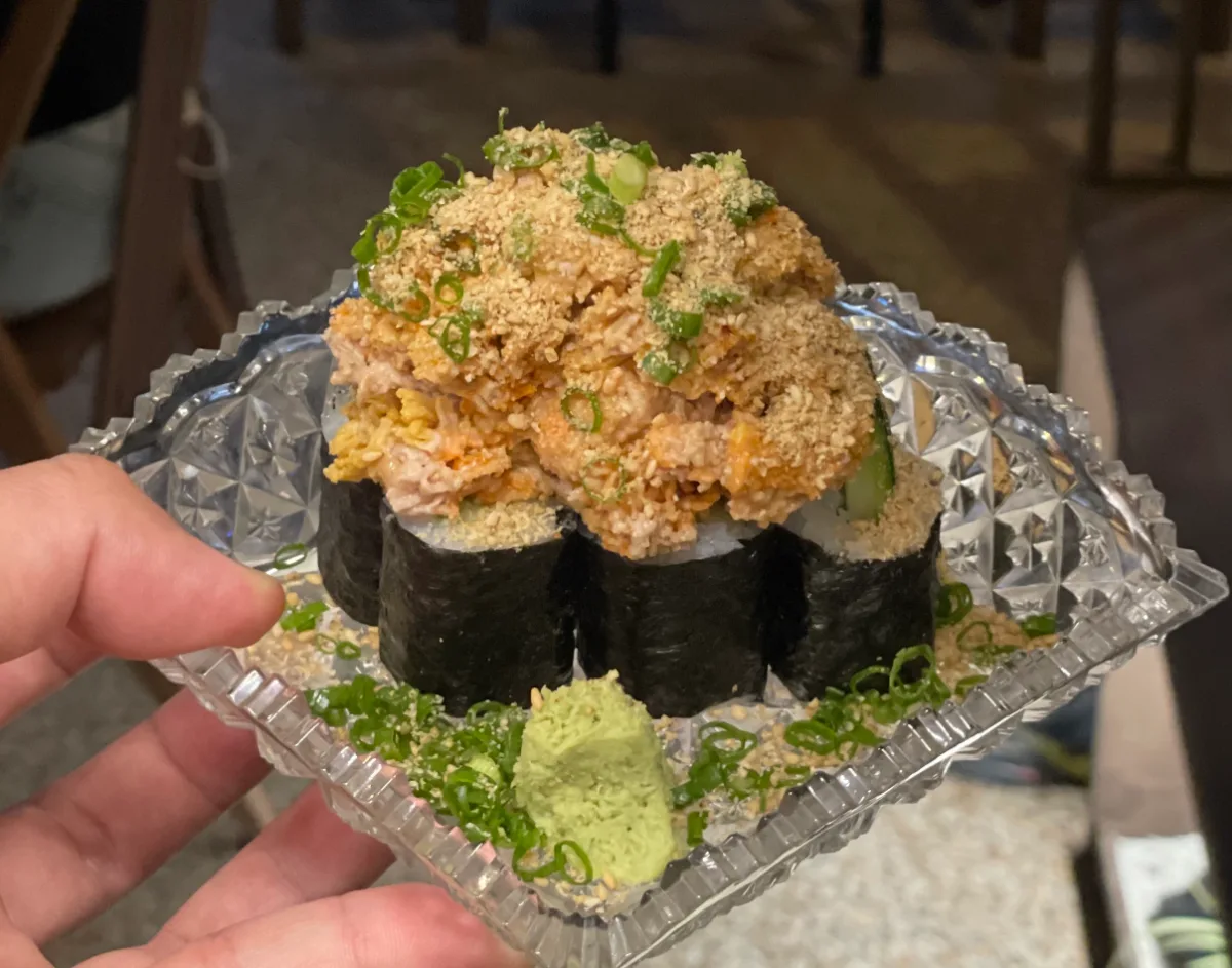 深夜食堂 記憶 — あん肝をのせた細巻き