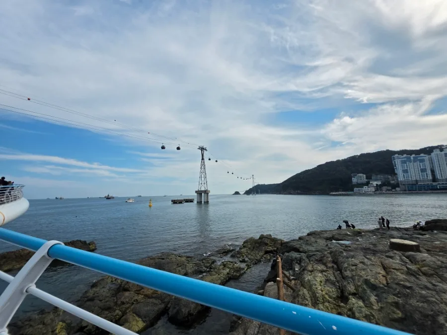 松島スカイウォーク — 海上遊歩道から望む海とケーブルカー